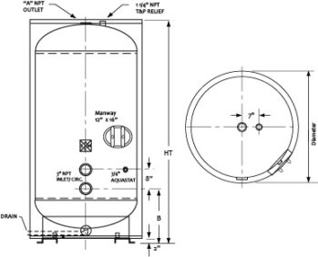 Large Volume Storage Tanks Diagram