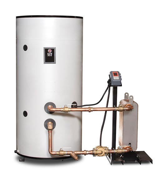 Power Plate Water Heating System
